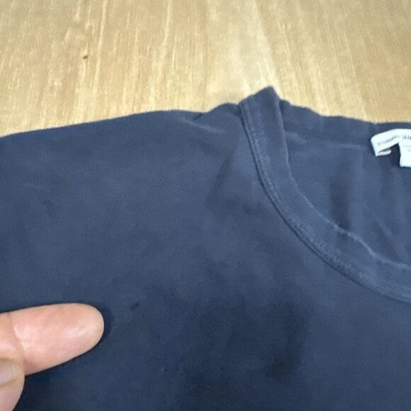 James Perse Los Angeles standard black long sleeve t-shirt for men's size 3 - Picture 4 of 8